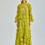 Amal Set Green floral lace two-piece outfit for spring