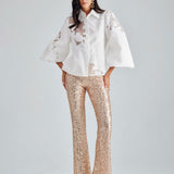 DORA ORGANZA BLOUSE