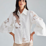 DORA ORGANZA BLOUSE