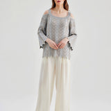 GINA METALLIC SWEATER
