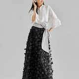 PIA FLORAL SKIRT