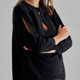 ROMI CUT-OUT SWEATER
