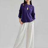 ROMI CUT-OUT SWEATER