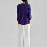 ROMI CUT-OUT SWEATER