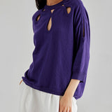ROMI CUT-OUT SWEATER