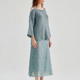 GINA METALLIC SWEATER
