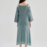 GINA METALLIC SWEATER