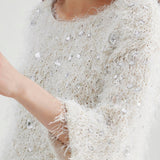 MAGDA CRYSTAL-EMBELLISHED SWEATER