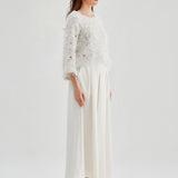 MAGDA CRYSTAL-EMBELLISHED SWEATER
