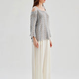 GINA METALLIC SWEATER
