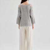 GINA METALLIC SWEATER