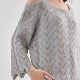 GINA METALLIC SWEATER