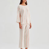 CECILE STRIPED SET