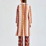 Unique pearl jacket with fringed details for a fashionable and energetic look