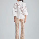 DORA ORGANZA BLOUSE