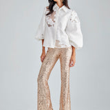 DORA ORGANZA BLOUSE